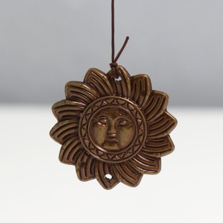 Wind Music Metal "Sun" 3 bells 35 cm-3