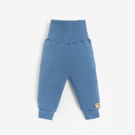 Children's pants minku, blue color, height 86-92 cm