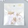 Decor for creativity Textile "Flower with a pearl. Snow White" set 10 pcs 2.5 cm