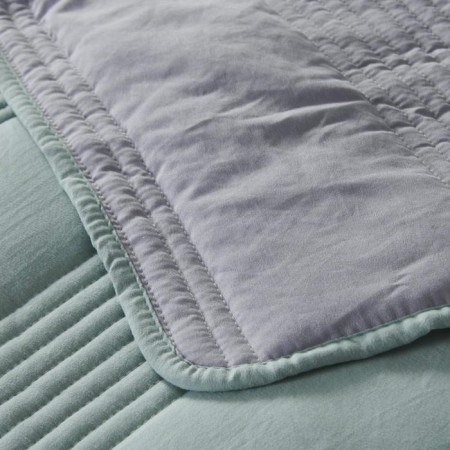 A set with a cabin "Salome", size 230x250 cm, 50x70 cm - 2 pcs, green color-4