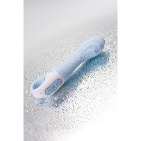 Unrealistic vibrator Satiffyer Air Pump Vibrator 5, 15 cm, silicone, blue color-6