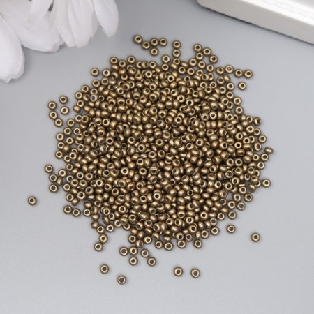 Glass beads 11/0 "metallic. Bronze" 10 g-1