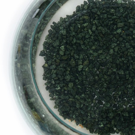 Decorative soil (5-10 mm) Green slate, 800 g