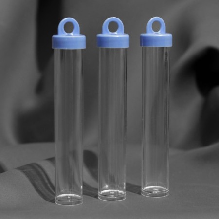 Jars for storing trifles, d = 2.1 × 13.5 cm, 3 pcs, blue color-1