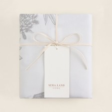 Set of pillowcase SL Home Flowers 50*70+3 cm - 2 pcs, satin, 140 g/m2, 100% cotton