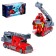 The firefighting robot, transforms, shoots with water, light and sound effects