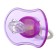 Nipple - orthodontic dummy with a container, +3 months., Purple color
