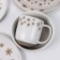 New Year's ceramic “Snow Tale” plate, 21.7 cm