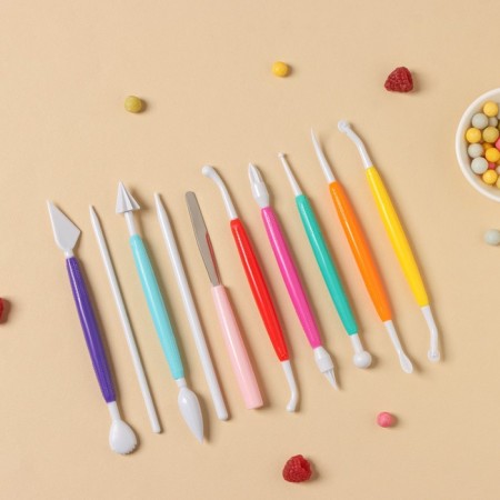 Set for modeling confectionery jewelry of a share, 10 pcs, color mix-2