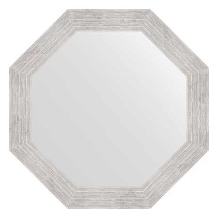 Mirror in the baguette frame, silver rain 70 mm, 63.0x63.0 cm
