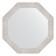 Mirror in the baguette frame, silver rain 70 mm, 63.0x63.0 cm