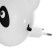 Panda nightlight with a light sensor, 4_LED x 1 W, 9 cm (220V) White Risalux