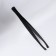 Direct, wide tweezers, 9 cm, black color