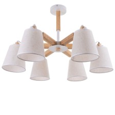 Chandelier 1051/6wt e27 60W white 76x76x45 cm Bayerlux