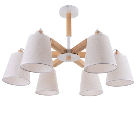 Chandelier 1051/6wt e27 60W white 76x76x45 cm Bayerlux
