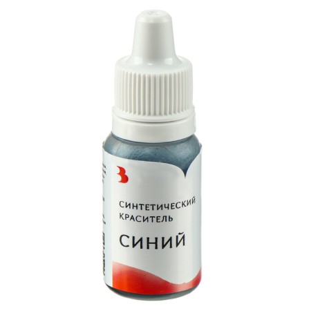 The dye is synthetic liquid, blue, 10 gr.-1
