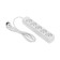 Extension cord Standard 5 nests, 1.5m, 3x1.0mm², s/h, white rexant