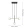 Chandelier PAZ E14, 3x40W