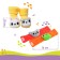 Gift set "rattles on handles and legs: tower", 6 pcs, crumb I