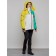 Ski jacket female, size 42, yellow color
