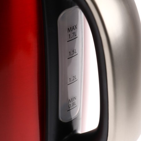 Electric kettle Thomson K30e-4001, metal, 1.7 l, 2000 watts, red-4