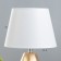 Board Lamp "Dore" 1HE14 white 20x20x32 cm Risalux