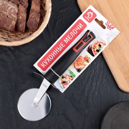 Pizza knife “Chile”, 21.5 cm, black color-3
