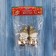 Jewelry decoration "Smiling Snowman" (set 2 pcs) 8x3.5 cm, gold