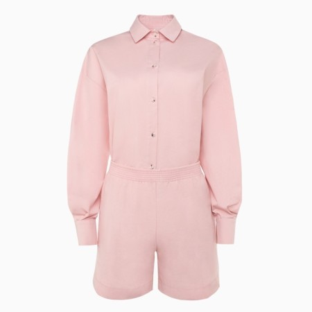 Women's costume (shirt, shorts) minku: oversize color dark pink, size 44-7