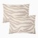 Set of pillowcases Etheel Beige Zebra, 50x70 cm - 2 pcs., Calm