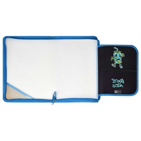 Labor folder A4, 328 x 228 x 25 mm, lightning around, folding bar, plastic, phoenix "zombie bank"-5