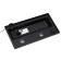 Aquarium is a terrarium with a lid and a bridge, 35 liters, 50 x 25 x 30 cm, black