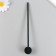 Tool for extinguishing candles (gacier) stainless steel black 17x2.2x4 cm