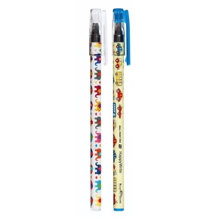 Ballpoint handle Magicwrite/Happywrite, Soft Touch, 0.5 mm, blue ink, mix-1