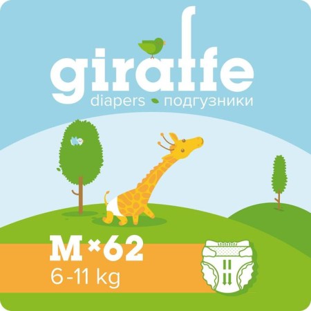 Distributes "Lovular" Giraffe, 6-11kg, 62 pcs
