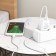 Network charger Hoco C98a, 1 USB, 18 W, QC, Micro USB -USB cable, 1 m, white