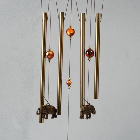 Wind Music Metal "Elephants" 4 tubes 1.8x16x57 cm-3