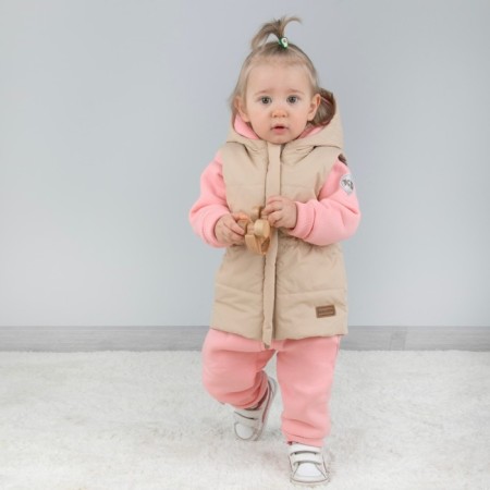 Beginning children's insulated kinderlitto "Country", height 86-92 cm, beige color-7