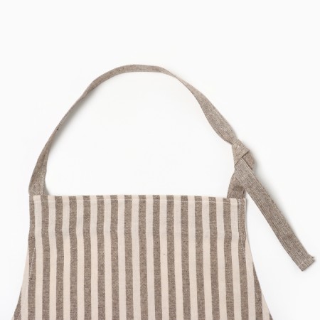 Apron Dilyana strip ts. Brown 62*76 cm, 50% p/e 50% HL-1