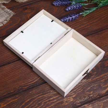 Casket for painting with a photo frame "Heart" mix 16.5x11.7x5 cm-1
