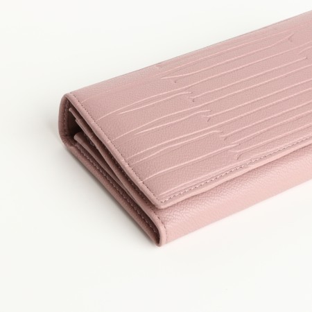 Women's wallet on magnets, pink color-2