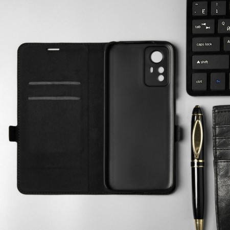 Borasco Book Case for Xiaomi Redmi Note 12s, black-5