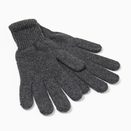 Single -layer woolen gloves, gray color, size l-1