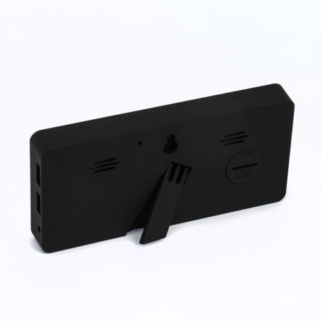 Electronic table, wall, white indication, from USB, 7.5 x 15.5 cm, black-4
