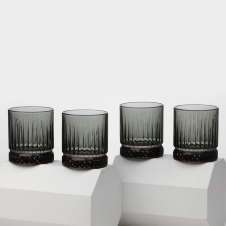 Set of glasses Elisia 355 ml 4pcs (gray)