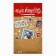 Package with the valve "New Year's Post", craft, glitter, 19.5 x 10 x 25 cm, New Year