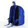 Baby backpack on lightning, blue color