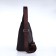 Male sling bag, artificial leather, brown color