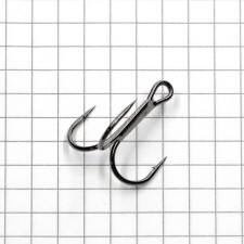 The hook Namazu Round Treble, size 6 Int, BN color, tee, 50 pcs.