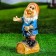Sadovaya figure "Dwarf with a shovel" Small 15x12x30cm